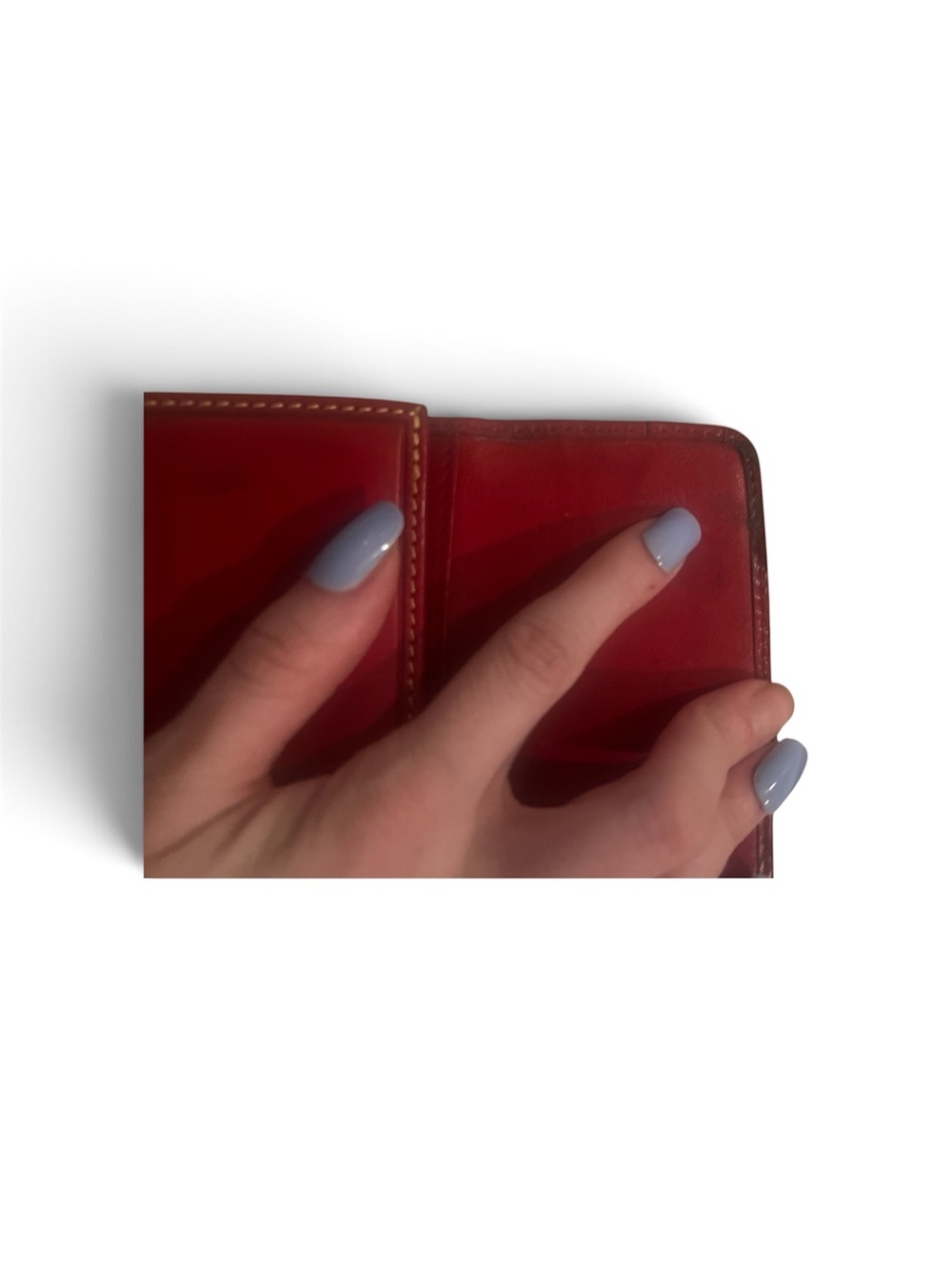 Dooney & Bourke Red Leather Wallet - Picture 5 of 17